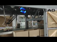 Automatische broodverpakkingslijn PLC-besturing 35-150 zakken/min Capaciteit