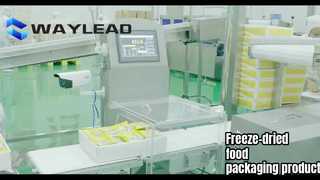 Automatische plaatplaatsingsrobot vriesdroger Gevriesdroogde productielijn voor voedselverpakkingen