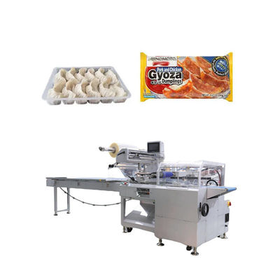 Automatische kussenverpakkingsmachine met 120-300 mm verpakkingslengte 30-150 zakken/min Snelheid en 220V 50HZ stroomvoorziening voor bakkerijvoedselverpakkingen