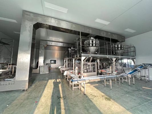 30 M/min Voedingssnelheid PLC Controller System Automatische verpakkingslijn voor 250-350g/m2 Doosgrootte