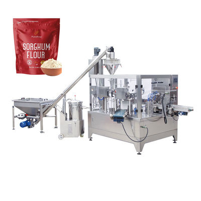 Automatische verpakkingsmachines Matcha Food Doy Pack Filling Stand Up Zipper Bags Noten Kruiden Kruiden Poeder Verpakkingsmachine