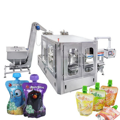 PLC-gecontroleerde spuitzak vulmachine met automatische zak mondreiniger