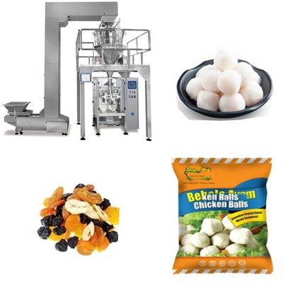 Automatische verpakkingsmachine voor korrels 2,5 kW 30-80 zakken/min