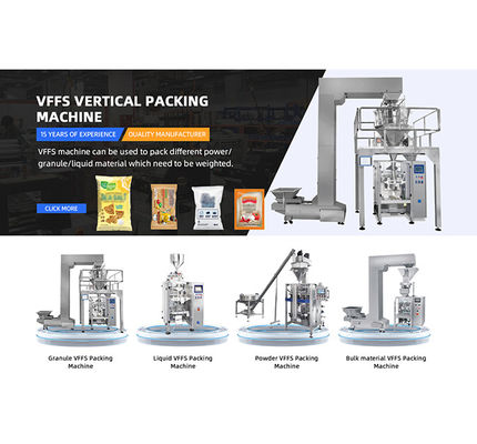 WL620 Verticale vorm vulzegelmachine SUS304 Energiezuinig